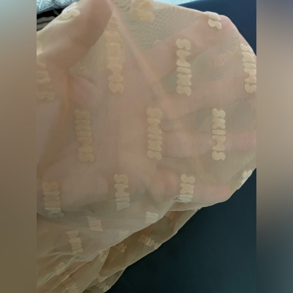 NWT Skims After Hours Sheer Leggings Logo Mesh Tights Ochre 3X - Picture 12 of 12